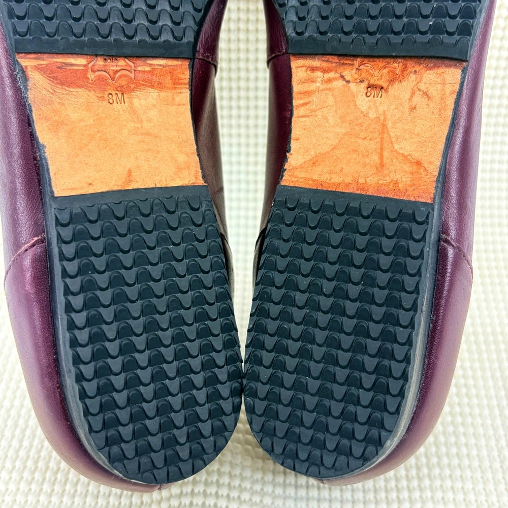 Enzo Angiolini EALIZZIA Burgundy Quilted Leather Tassel Loafers 8M Classic Mod - Picture 14 of 14